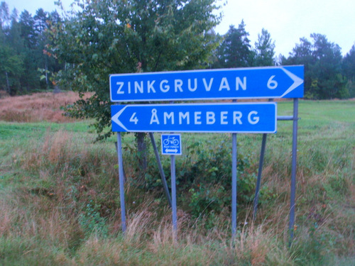 Cycling to Askersund.